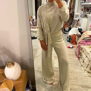 Free People Harper Sweater Set Sz SMALL